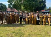 Pimpin Upacara di SMAN 1 Tanjung, Kasat Lantas Tekan Siswa Untuk Tertib Lalu Lintas