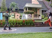 Babinsa Gunungsari Latih Paskibra, Dukung An Natasya ke Seleksi Nasional