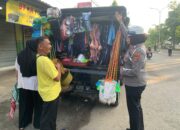 Sat Lantas Polres Bima Kota Berikan Himbauan Kamsetibcarlantas kepada Pengemudi Kendaraan Barang