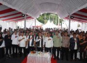 Polres Bima Kota Laksanakan Pengamanan Kunjungan Menteri Kesehatan RI dalam Peletakan Batu Pertama RSUD Kota Bima