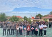Sambut Hari Bhayangkara ke-79, Kapolres Lombok Utara Bagikan Sembako untuk Pegawai Harian Lepas