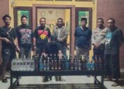 Cegah Peredaran Miras, Polsek Asakota Polres Bima Kota Sita Puluhan Botol Miras Berbagai Jenis