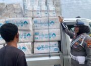 Satlantas Polres Bima Kota Sosialisasikan Bahaya Overload kepada Pengemudi Pick Up
