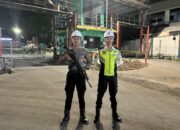 Unit Pam Obvit Sat Samapta Polres Bima Kota Laksanakan Pengamanan di PT. Pertamina Patra Niaga Integrated Terminal Bima