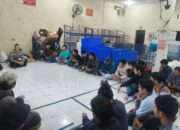 Sat Lantas Polres Lombok Utara Sosialisasi Tertib Lalu Lintas kepada Komunitas Driver Shopee Express