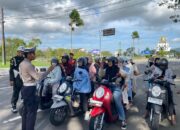 Operasi Patuh Rinjani 2025: Puluhan Pelanggar Ditindak di Bundaran GMS, Lombok Barat