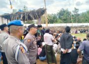 Peresean Mareje Timur Berlangsung Kondusif Berkat Pengamanan Polsek Lembar