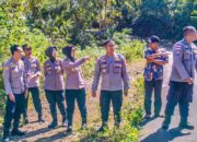 Polres Lombok Barat Dampingi Polda NTB Cek Lahan Jagung di Kedaro Sekotong
