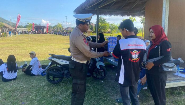 Edukasi Safety Riding di Gerung: Satlantas dan VOCLOM Bangun Budaya Tertib Lalu Lintas