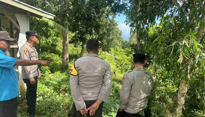 Kapolsek Lembar Tinjau HKM Lendang Damai untuk Program Tumpang Sari