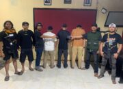 Team Opsnal Polsek Rasana’e Barat Polres Bima Kota Amankan 3 Terduga Pelaku Pencurian HP di Taman Amahami