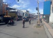 Sat Samapta Polres Bima Kota Laksanakan Rawan Pagi di Titik Rawan Macet, Pastikan Kelancaran Lalu Lintas