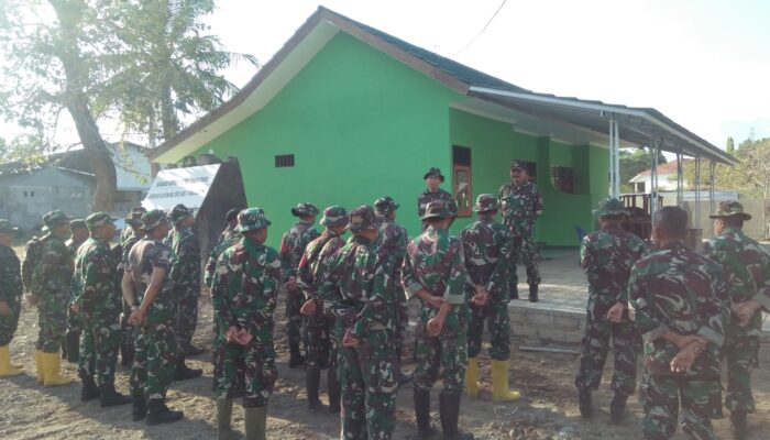 Persiapan Akhir Peresmian Koramil 1606-11/Kayangan Dimatangkan