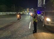 Sat Lantas Polres Bima Kota Gelar Blue Light Patrol dan Pengaturan Lalu Lintas di Seputaran Kota