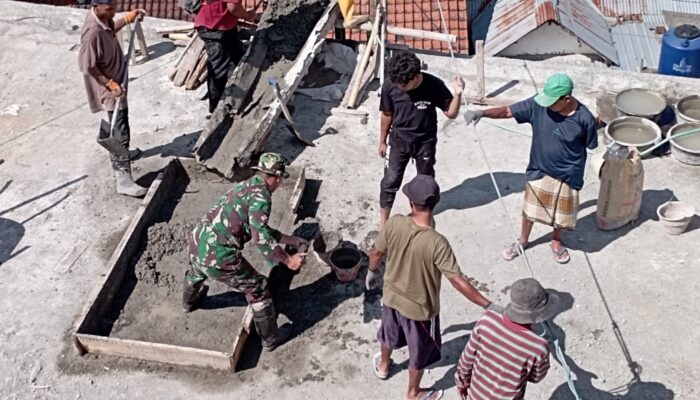Gotong Royong Cor Kubah Masjid, Bukti Kebersamaan