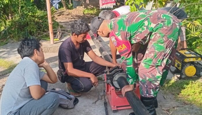 Pipa HDPE Dipasang, Harapan Baru Warga Bayan Timur