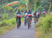 Kapolres Lombok Utara Gelar Gowes Kamtibmas Jilid 13 di Rangkaikan Baksos