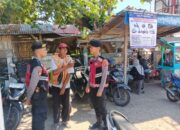 Personel Sat Samapta Polres Lombok Utara Laksanakan Patroli Dialogis Bersama Juru Parkir di Pasar Tanjung