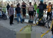 Polsek Asakota Evakuasi Pesepeda Meninggal Dunia di Jalan Lintas Ule