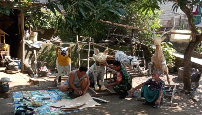 Semarak Persiapan Gawe Gubuk Sedesa Peteluan Indah Dimulai