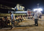 Polsek Kawasan Pelabuhan Laut Bima Gelar Patroli Rutin, Jaga Keamanan di Area Pelabuhan