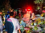 Evakuasi Pohon Tumbang di Karang Kates Berjalan Cepat