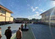 Polres Bima Kota Gelar Apel Pengamanan Aksi Unjuk Rasa, 345 Personel Dikerahkan