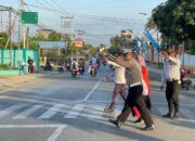 Sat Lantas Polres Bima Kota Laksanakan Rawan Pagi, Hadirkan Rasa Aman Bagi Pengguna Jalan