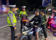 Sat Lantas Polres Lombok Utara Laksanakan Patroli Blue Light dan Pengaturan Arus Lalu Lintas