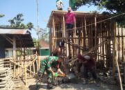 Solidaritas TNI dan Warga Langko Terlihat di Pembangunan Rumah