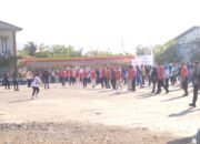 Kapolres Bima Kota Hadiri Senam Sehat Bersama Peringatan HARHUBNAS ke-55 di Pelabuhan Bima