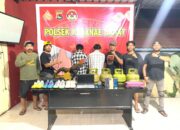 Nekat Bobol Kos-Kosan, dua orang Pria dan Wanita Penadah Berujung Ditangkap Tim Opsnal Polsek Rasbar