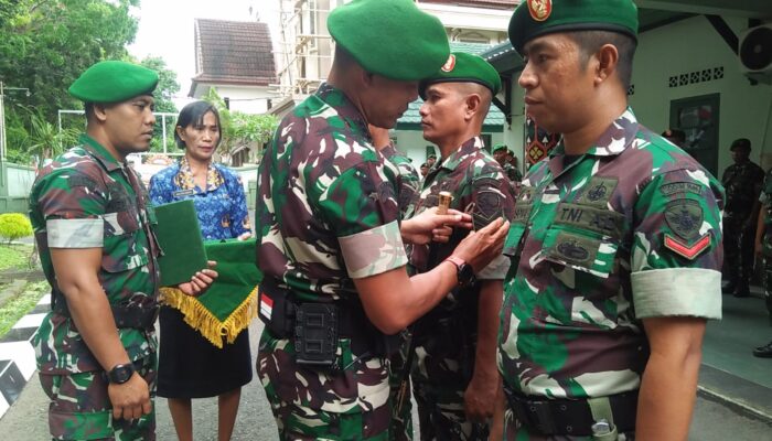 Upacara Kenaikan Pangkat Jadi Motivasi Prajurit TNI