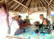 Kehangatan Babinsa di Tengah Dingin Cuaca Ekstrem Desa Langko