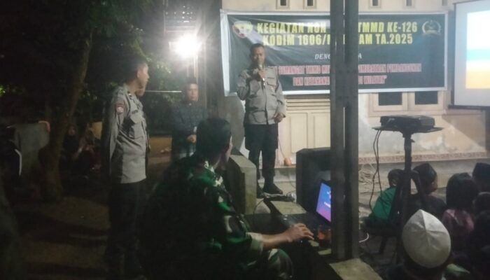 TNI dan Polresta Mataram Tanamkan Wawasan Kebangsaan di Lingsar