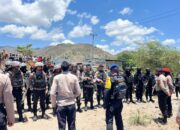 Polres Bima Kota Amankan Eksekusi Pengosongan Lahan di Desa Parangina Kecamatan Sape