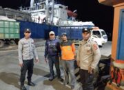 Polsek Kawasan Pelabuhan Laut Bima Laksanakan Patroli Rutin di Terminal 1 dan 2
