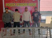 Team Opsnal Polsek Rasana’e Barat Amankan Pencuri Pintu Tralis di Gudang Semen