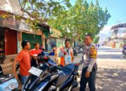 Bhabinkamtibmas Kelurahan Paruga Laksanakan Sambang dan Himbauan Kamtibmas kepada Warga