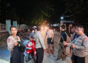 Cegah Tawuran Antar Pemuda, Polsek Rasanae Barat Gelar Patroli Blue Light dan Amankan Sajam