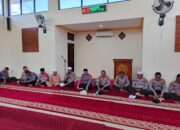Personel Polres Bima Kota Laksanakan Kegiatan Rutin Binrohtal di Masjid Jabal Qubis