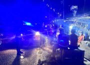 Unit Turjawali Sat Samapta Polres Bima Kota Laksanakan Patroli Blue Light di Wilayah Hukum Bima Kota