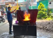 Babinsa Bengkel Dukung Pelatihan Warga dalam Cegah Kebakaran Rumah Tangga