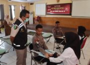 ‎Peringati Hari Jadi Humas Polri ke-74, Polres Bima Kota Gelar Donor Darah Serentak