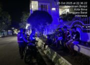 Sat Samapta Polres Bima Kota Gencarkan Patroli Blue Light, Cegah Gangguan Kamtibmas