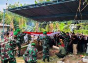 TNI, Polri, dan Warga Bersatu Hormati Kepergian Pelda Irfan