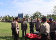 Polres Lombok Utara Gelar Apel Kesiapan Tanggap Darurat Bencana Hidrometeorologi Tahun 2025