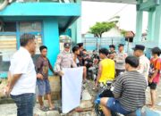 Kapolsek Kawasan Pelabuhan Laut Bima Laksanakan Jum’at Curhat dan Sosialisasi Penerimaan Bintara Brimob Polri