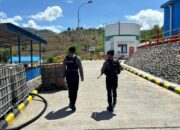 Unit Pamobvit Sat Samapta Polres Bima Kota Lakukan Pengamanan Objek Vital PLTMG Bonto Bima