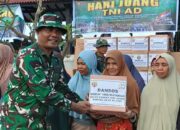 Kodim 1606 Mataram Salurkan Bansos untuk 200 Pekerja Kota